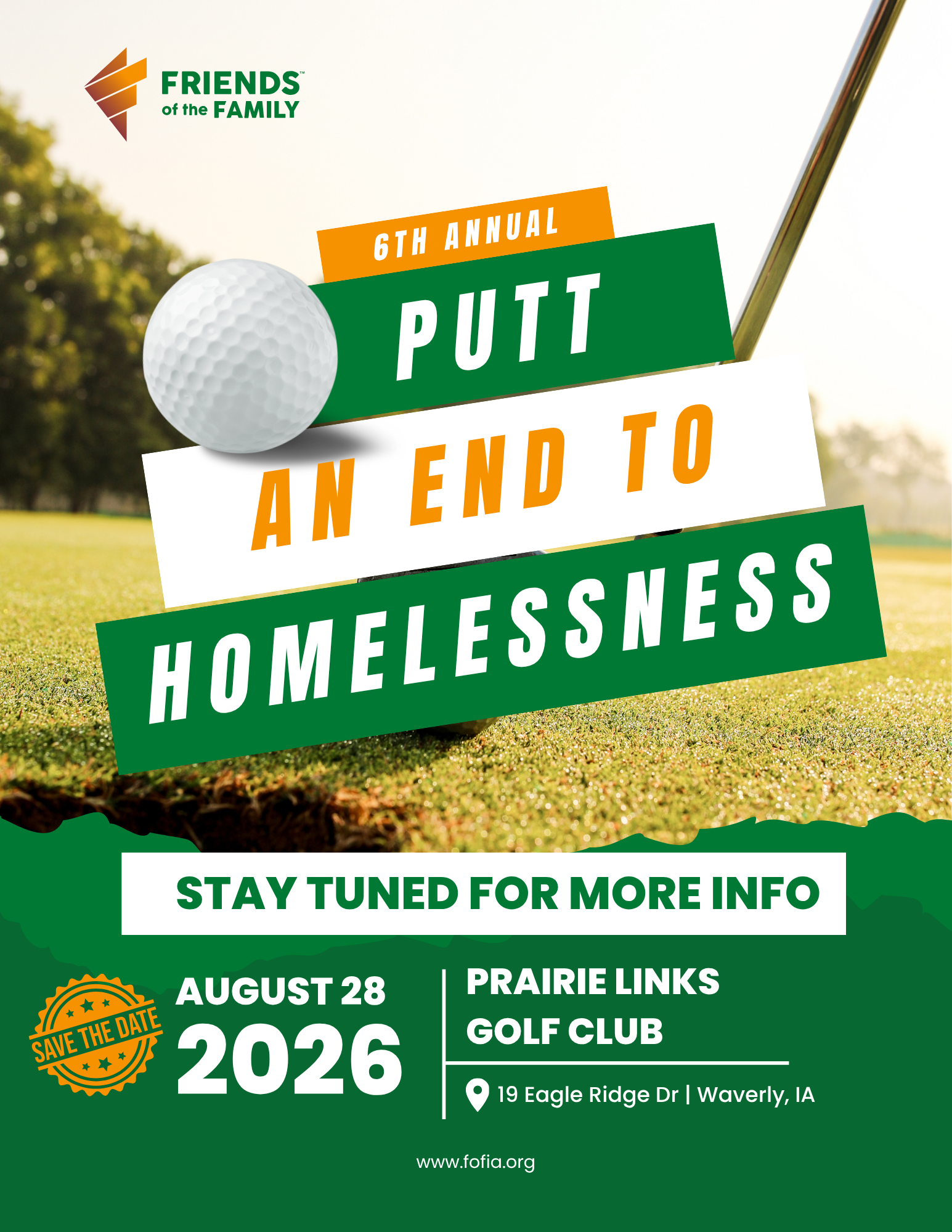 6th Annual Putt An End to Homelessness Event Image