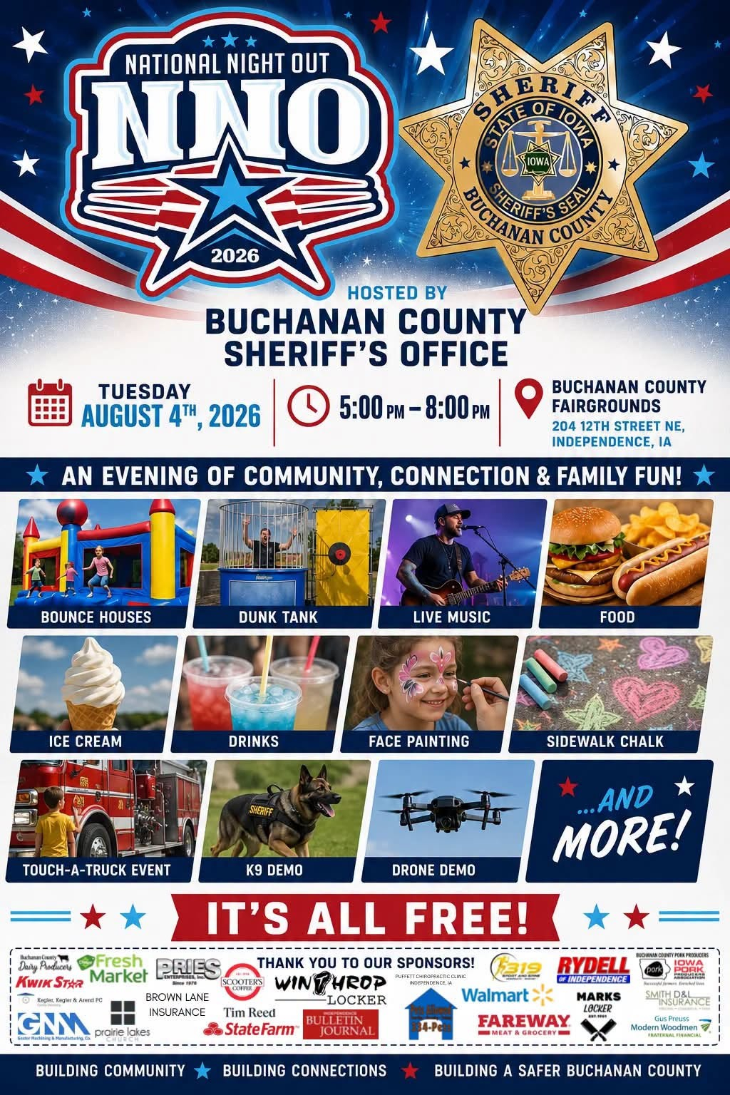 Buchanan County National Night Out Event Image